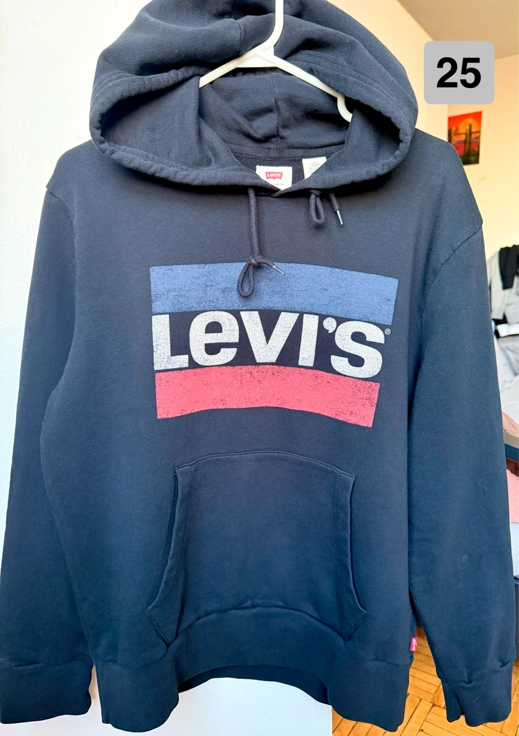 Levi's Navy Blue Hoodie - Size S