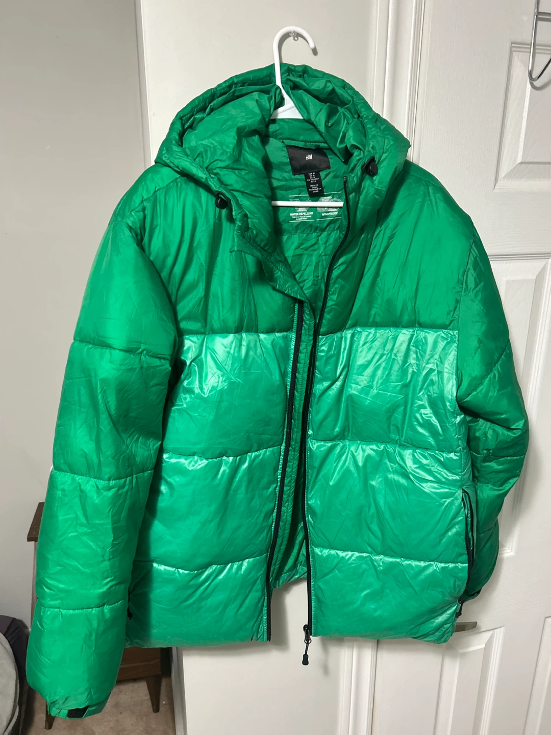 H&M Green Puffer Jacket