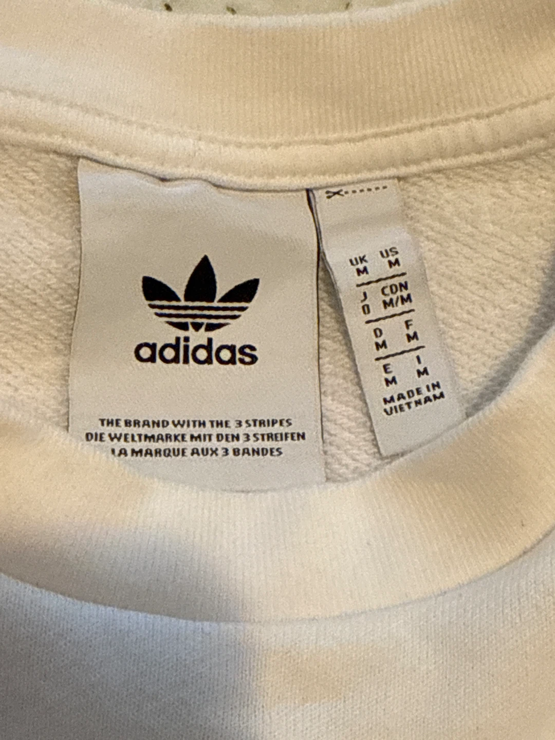 Adidas Crewneck Sweatshirt White Size M - photo 2