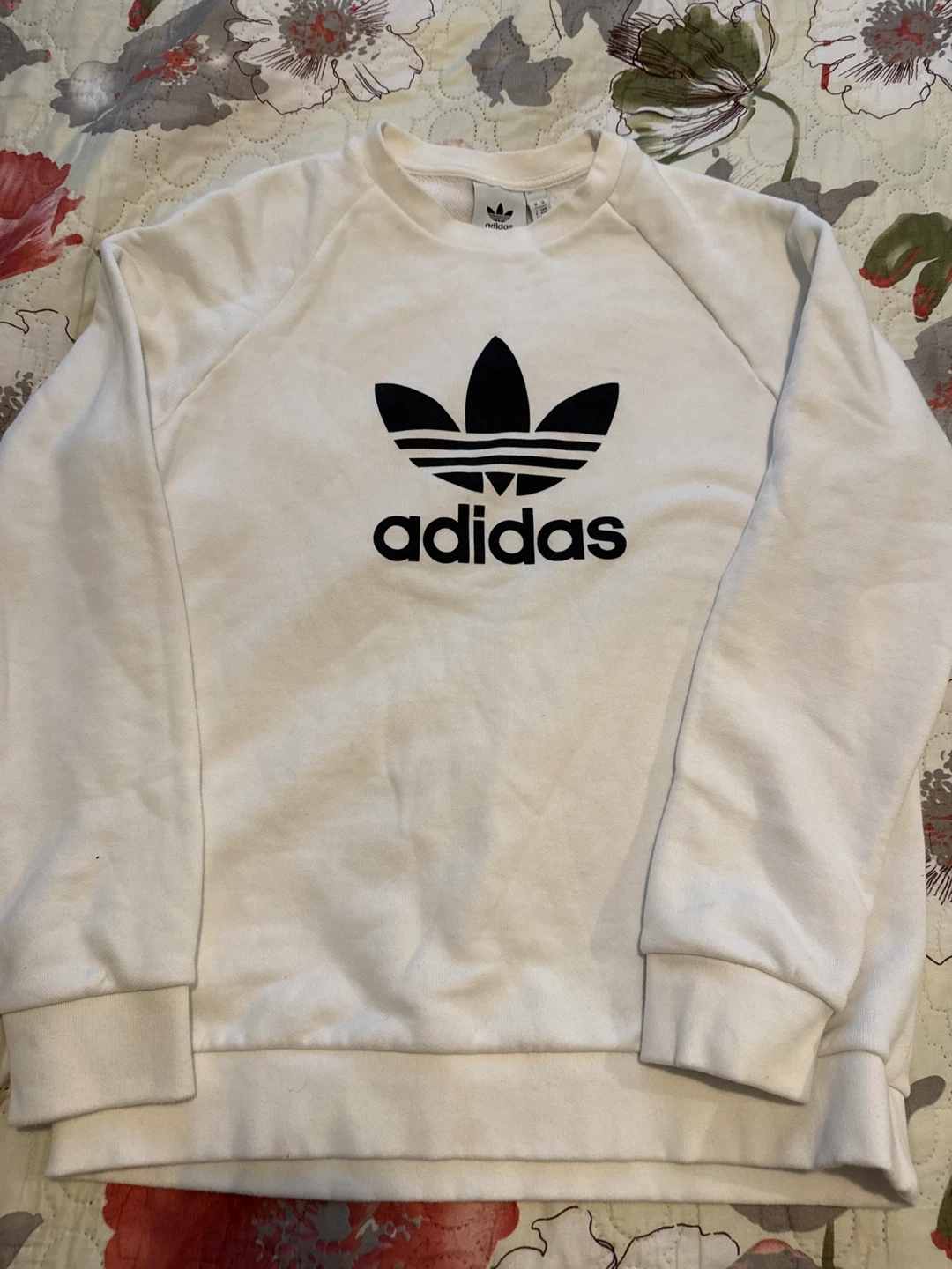 Adidas Crewneck Sweatshirt White Size M