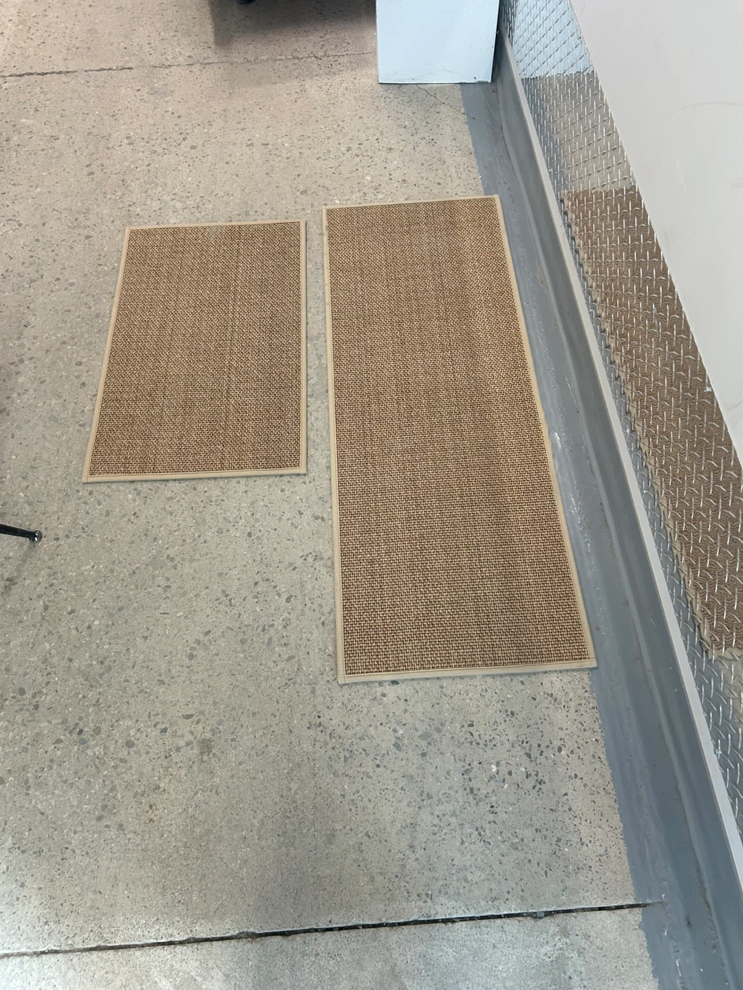 Set of 2 Natural Fibre runners Rugs 4’X 1’ 75” and 2’x 1’ 75” - photo 2