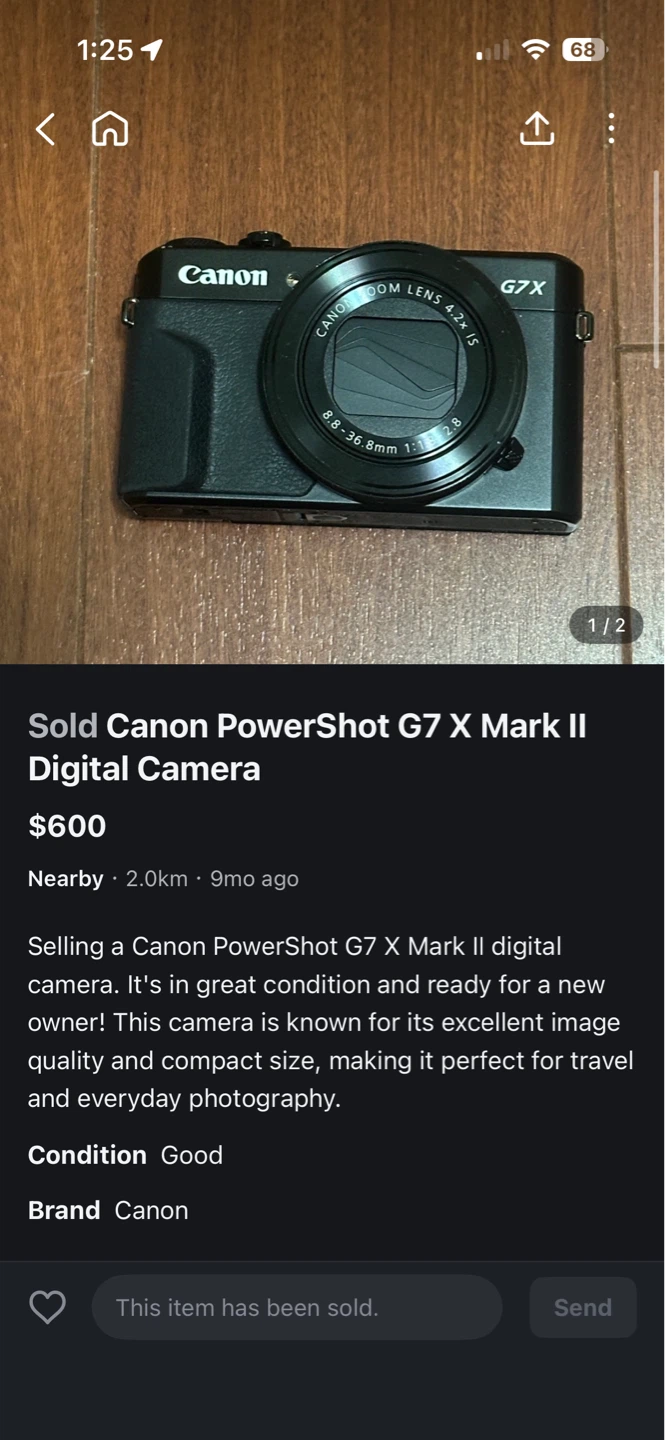 Looking to buy a canon g7x mii - photo 3