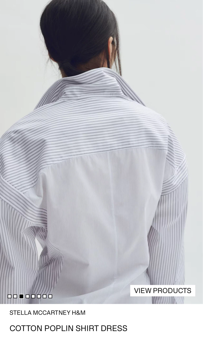 Stella McCartney H&M Cotton Poplin Shirt Dress - photo 3