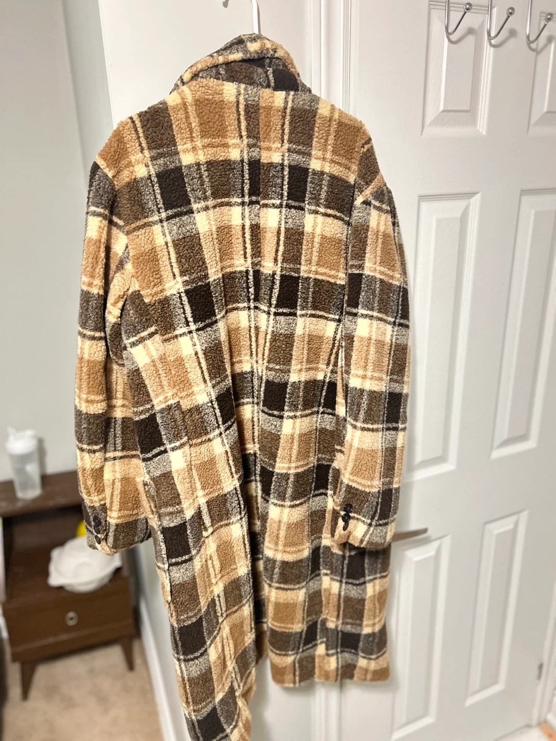 Another Influence Plaid Sherpa Coat - photo 3