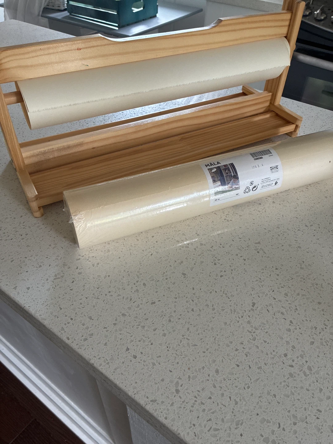 IKEA MALA Paper Roll Holder with Paper Roll