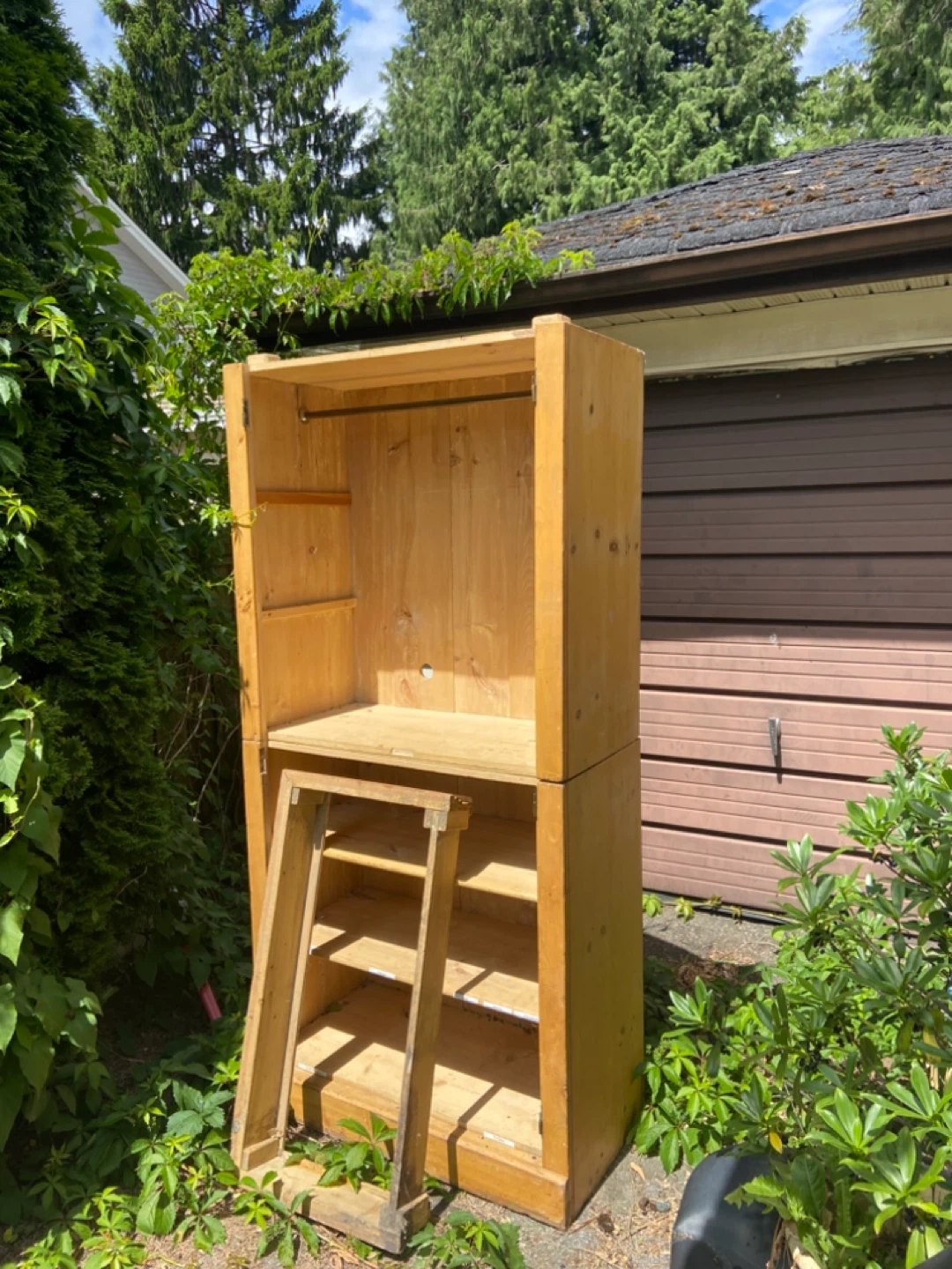 Wooden Wardrobe/Storage Cabinet