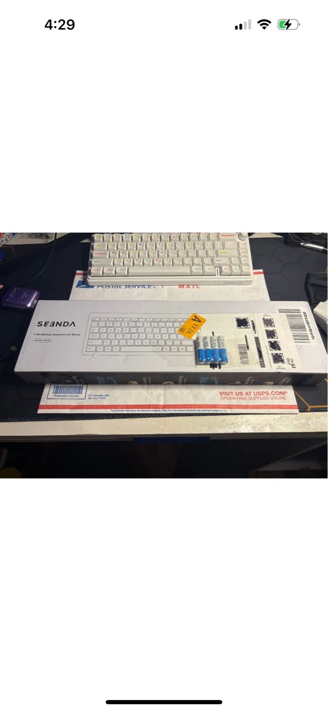 SEANDA 2.4G Wireless Keyboard and Mouse Combo