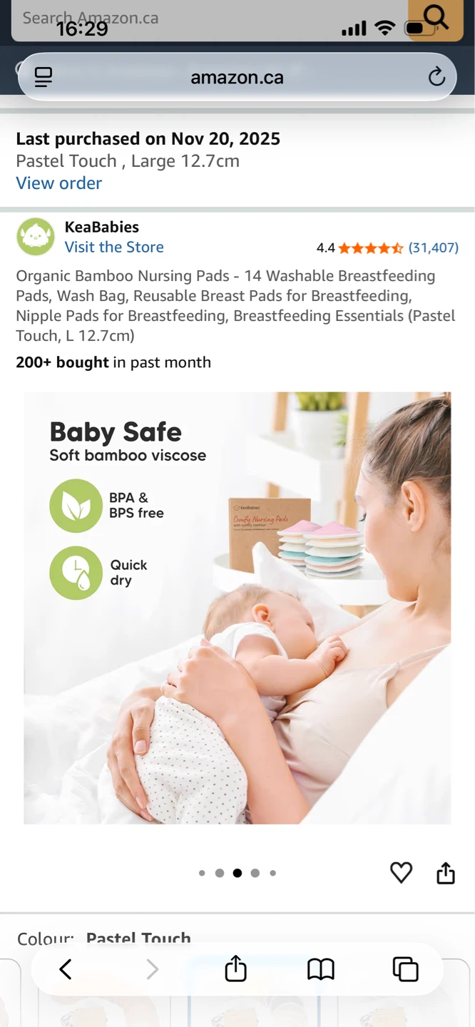 Organic Bamboo  Nursing Pads - photo 3