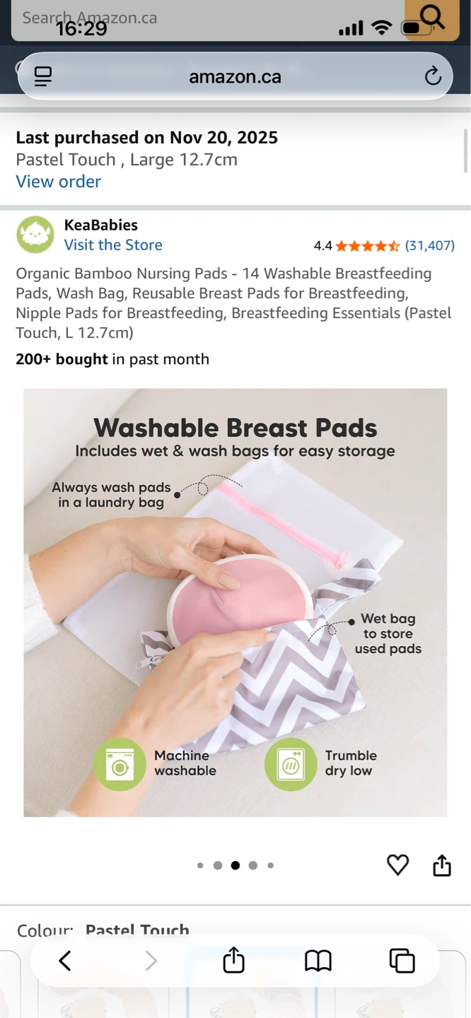 Organic Bamboo  Nursing Pads - photo 4