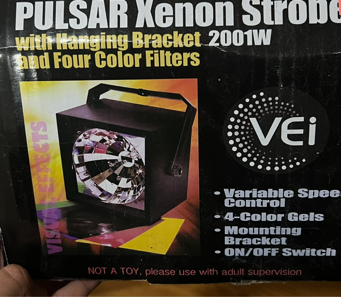 Pulsar Xenon Strobe Light 2001W with 4 Color Filters - photo 3