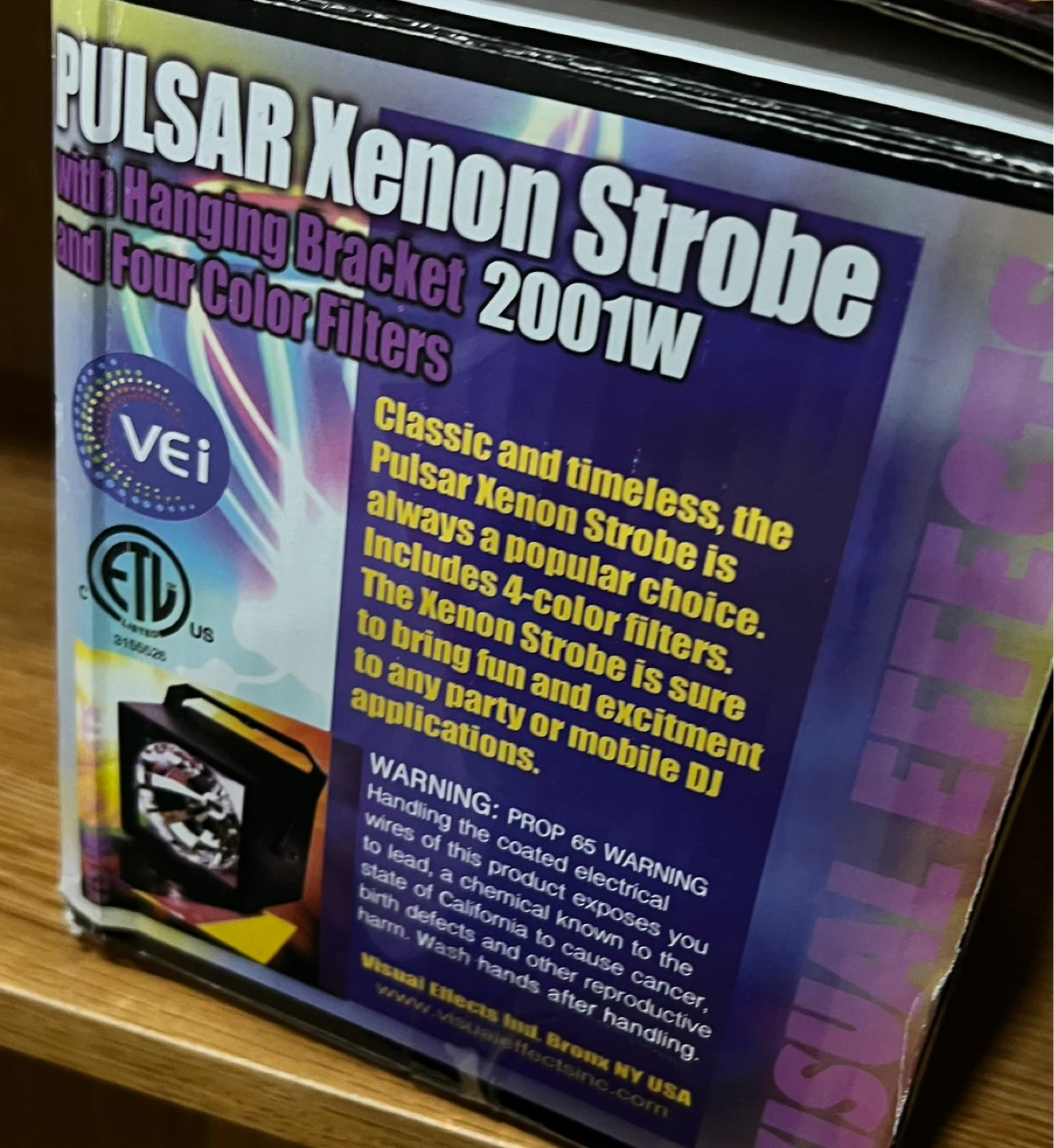 Pulsar Xenon Strobe Light 2001W with 4 Color Filters - photo 2