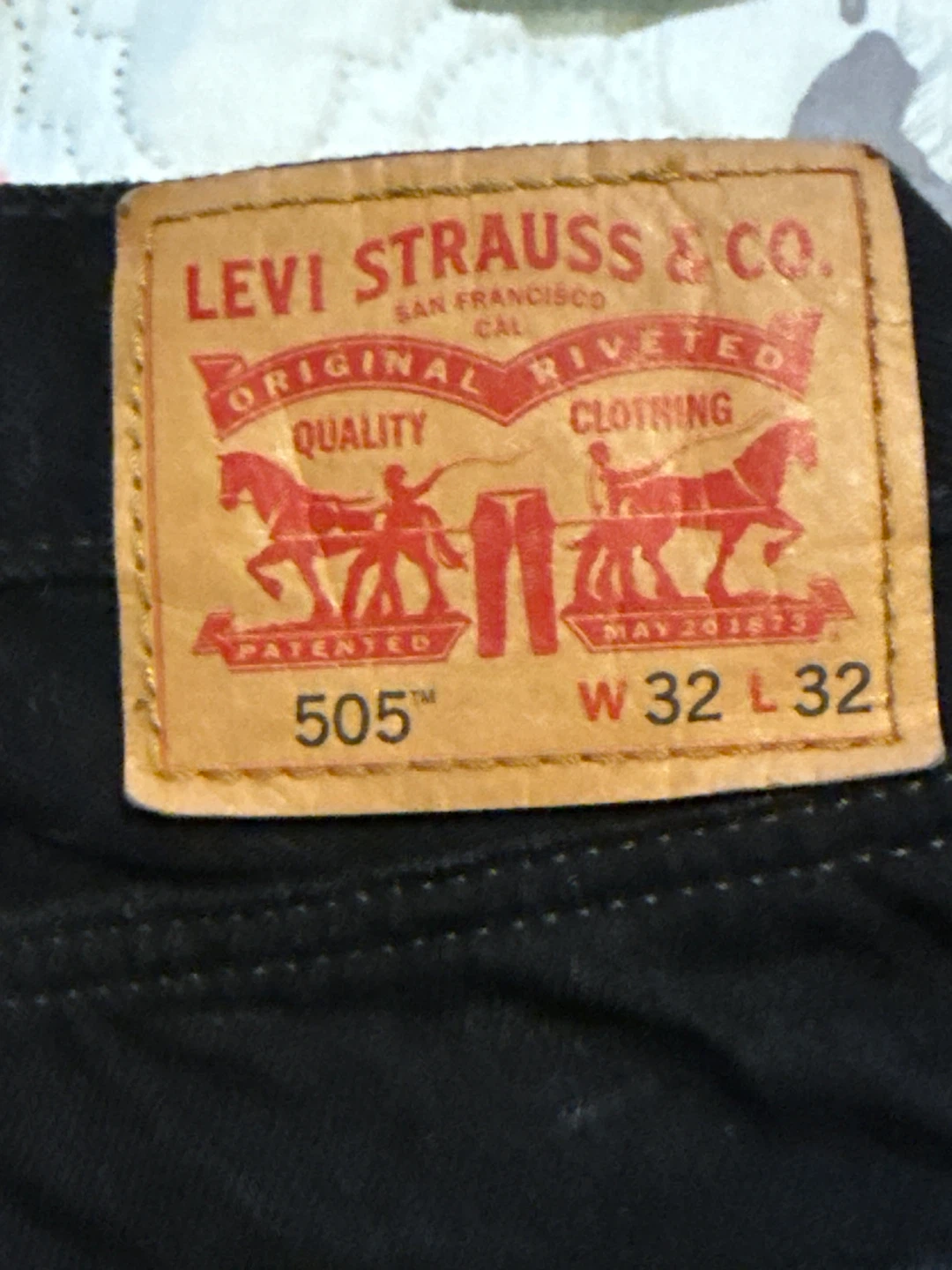 Levi's 505 Black Jeans - W32 L32 - photo 3