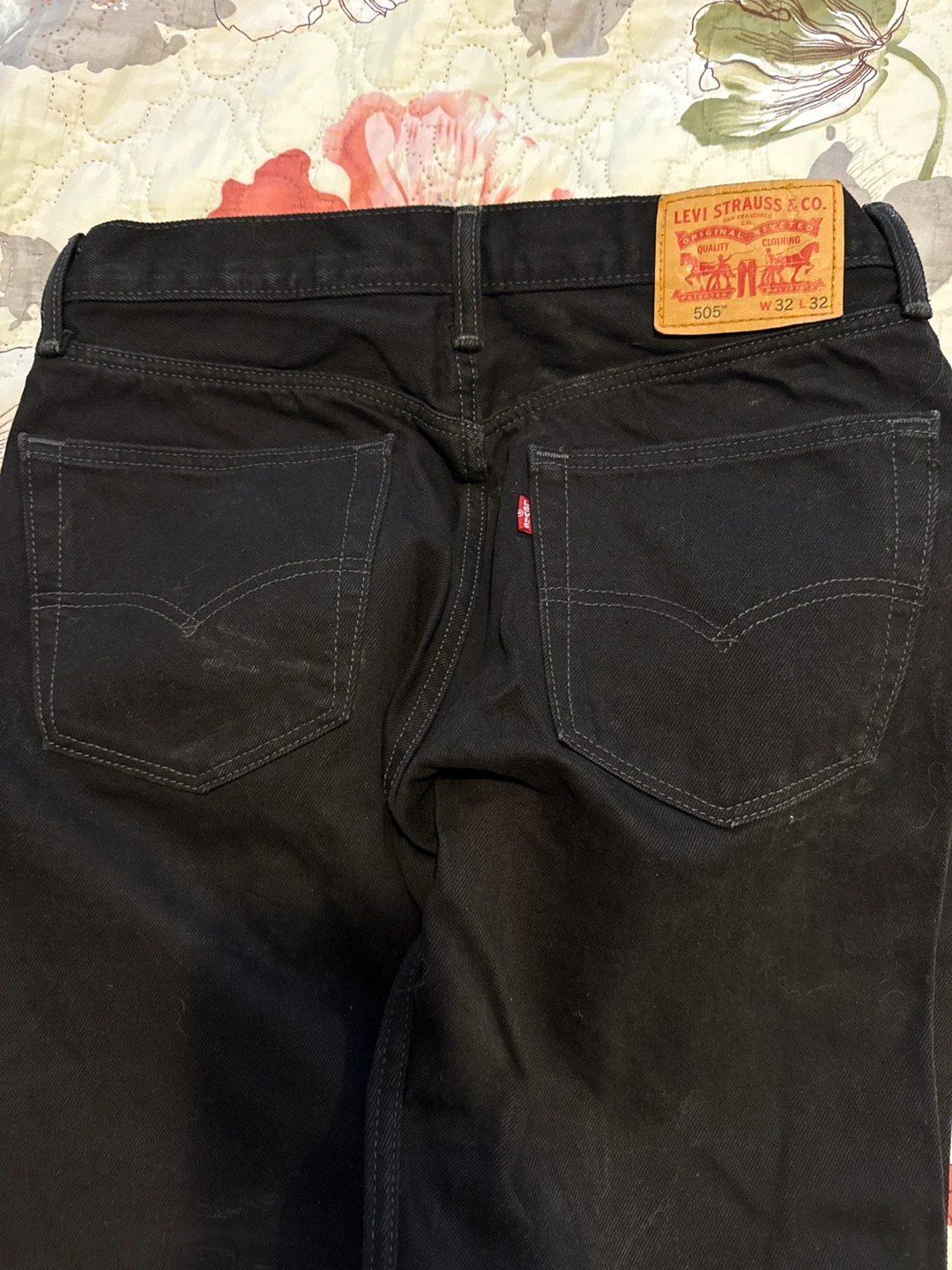 Levi's 505 Black Jeans - W32 L32 - photo 2