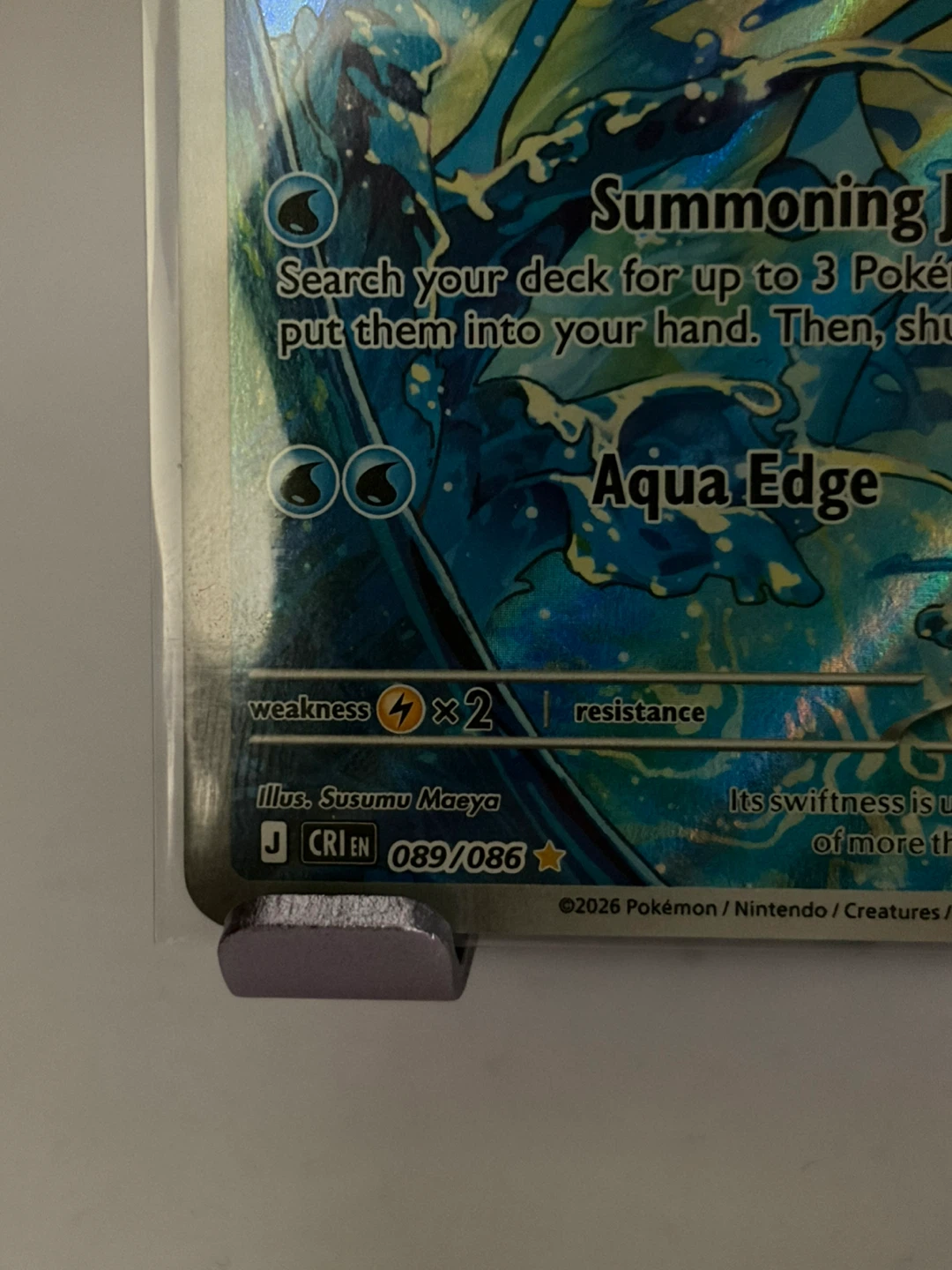 Pokémon TCG Frogadier Card 089/086 - photo 2