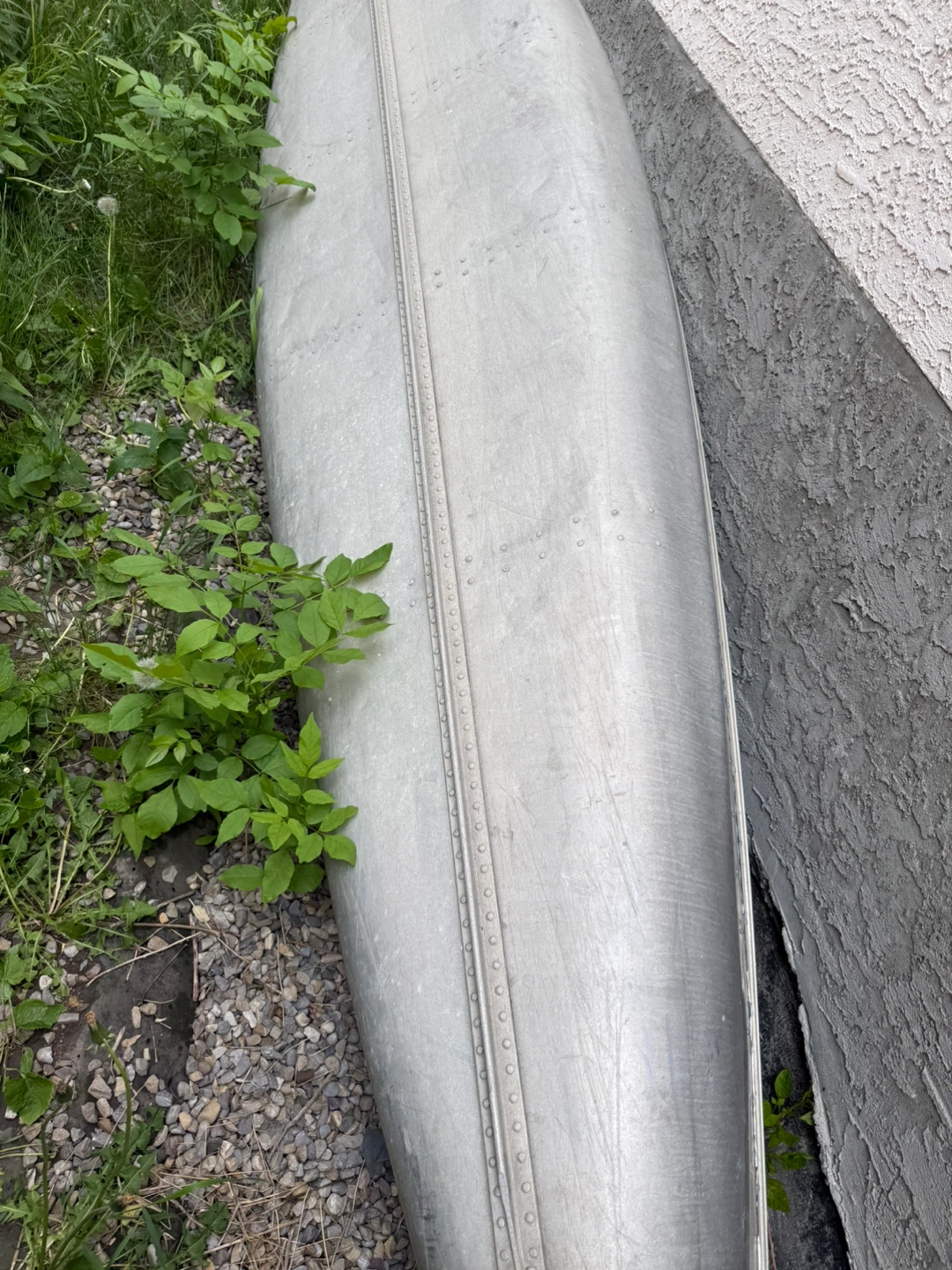 Aluminum 17’ canoe