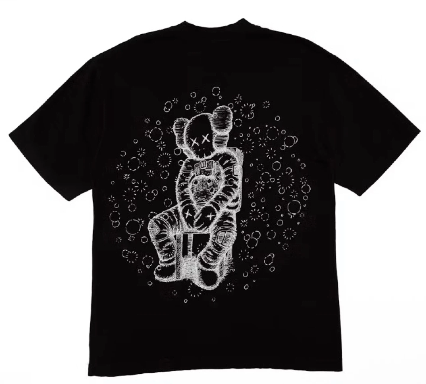 KAWS for Kid Cudi Moon Man GID T-Shirt Black - photo 2