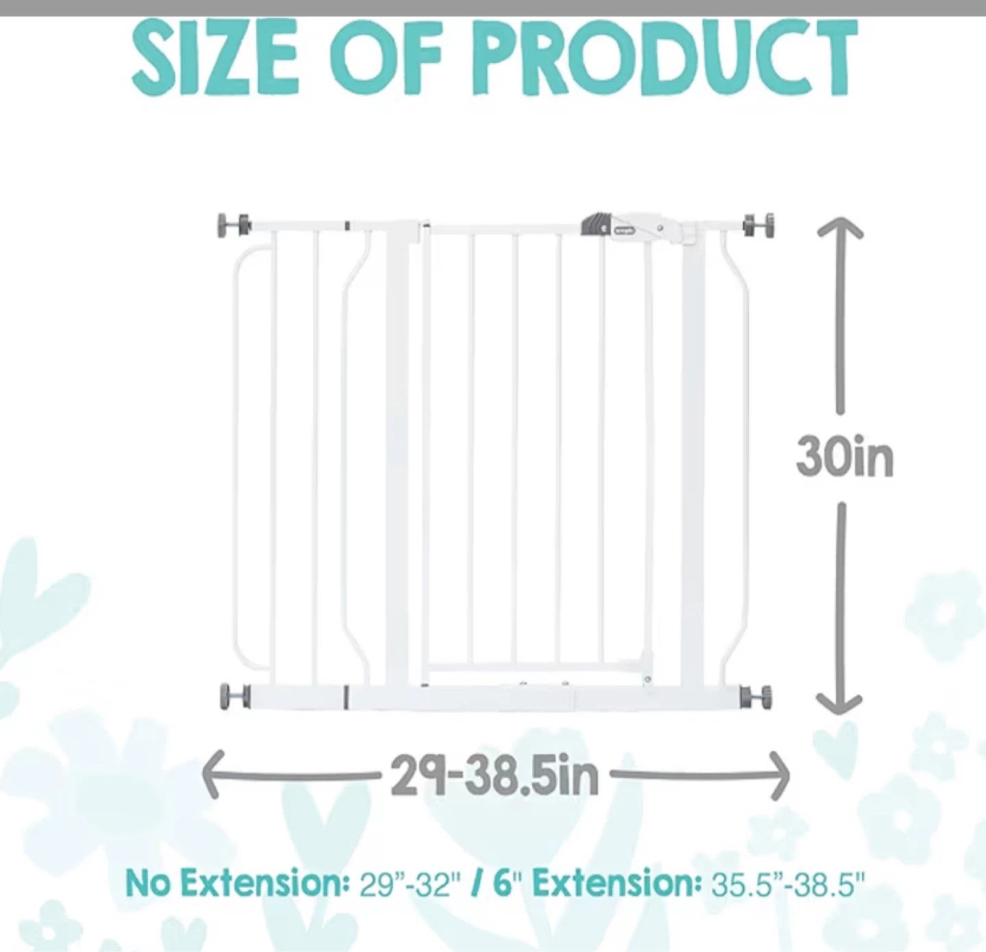 Baby Safety Gate - White - photo 4