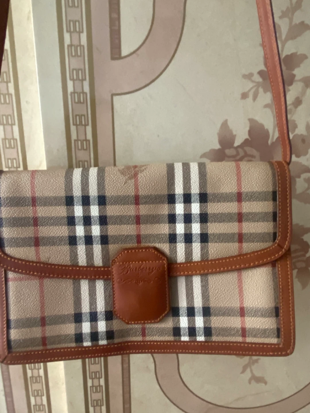 Burberry Nova Check Leather Trim Shoulder Bag - photo 2