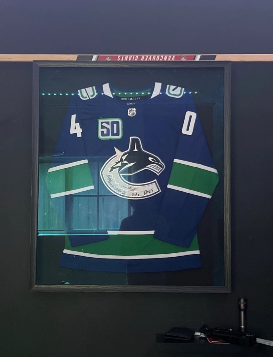 Signed jersey
