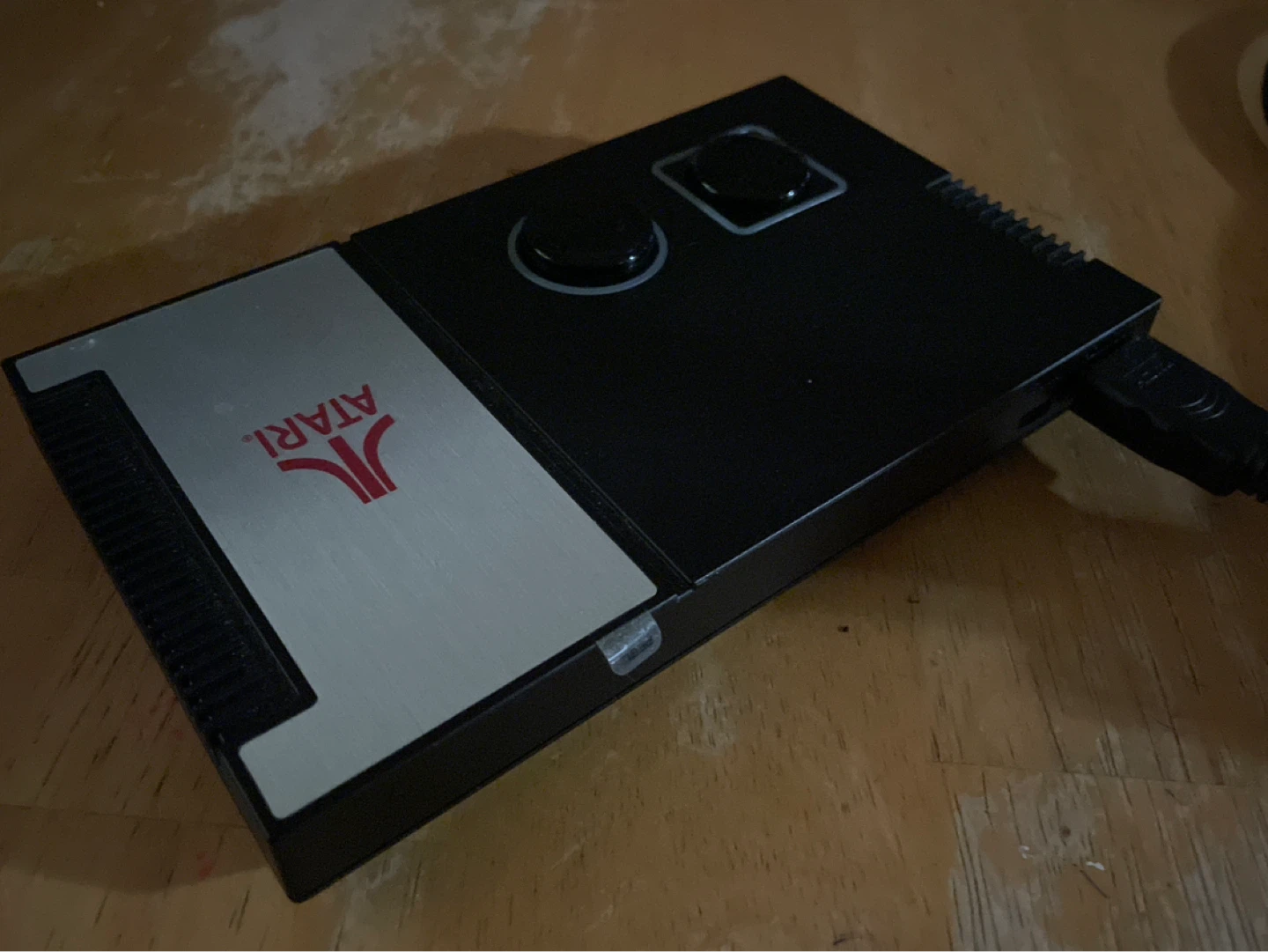 Atari retro game console with joystick controllers - photo 2