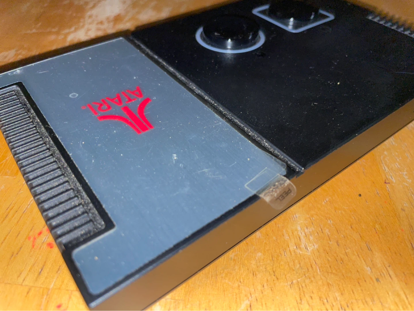 Atari retro game console with joystick controllers - photo 3