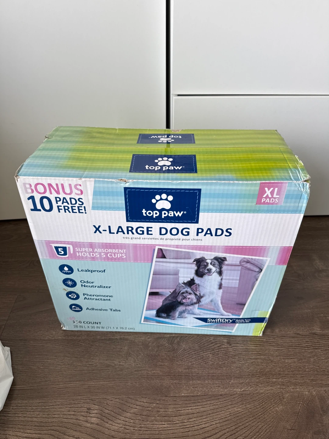 Brand New Top Paw XL Dog Pads (160 count) + Bonus Smaller Pads - photo 3