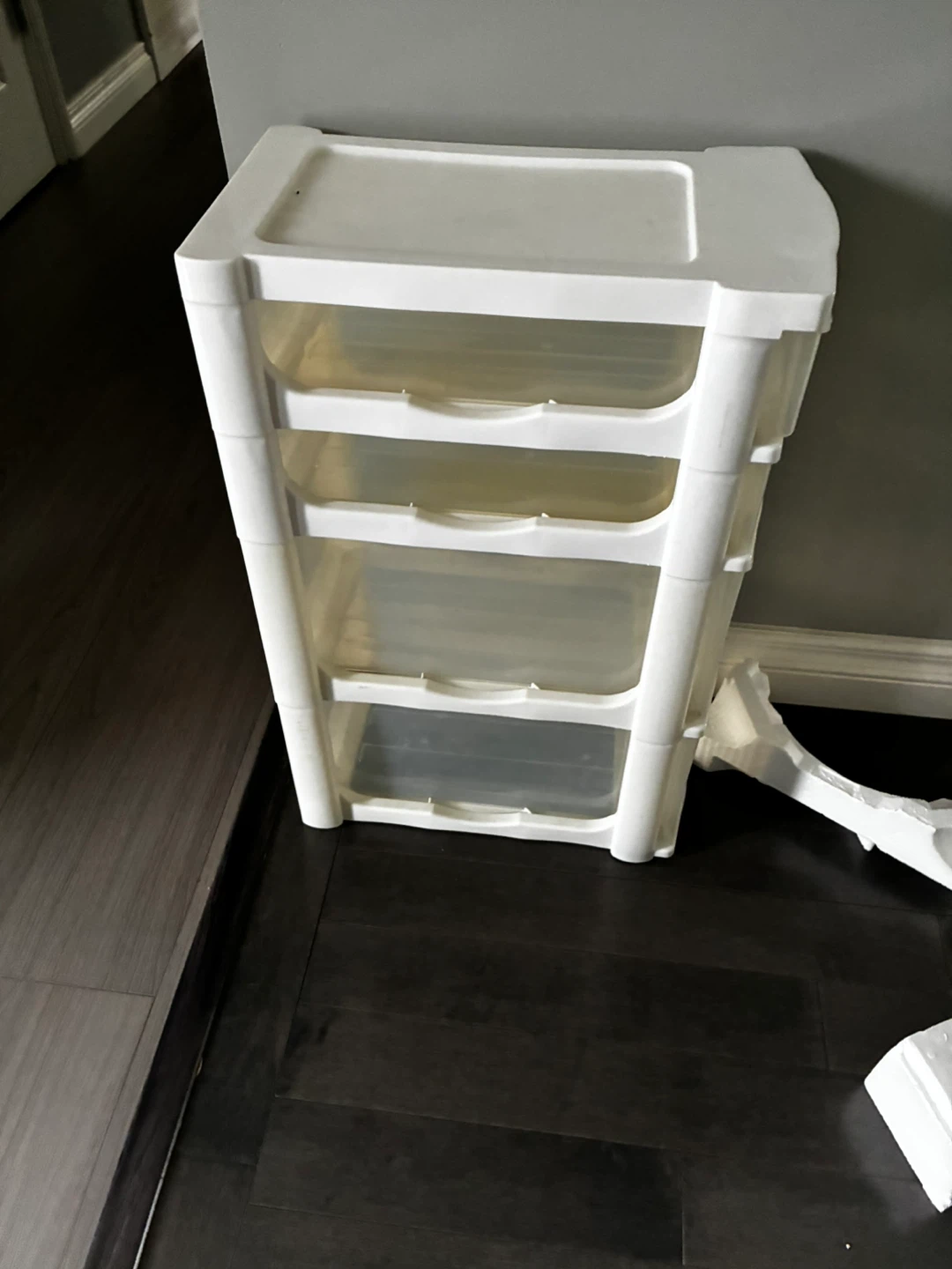 White 3-Drawer Storage Cart $5 for each or $12 for all three - photo 3