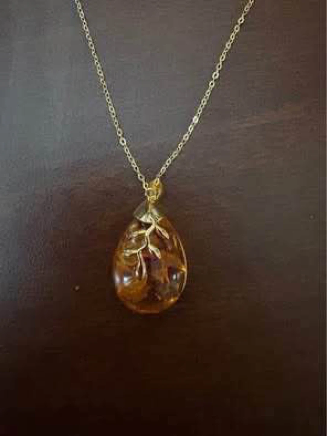 Amber earrings & Amber necklace -New, Both together for $5 - photo 3