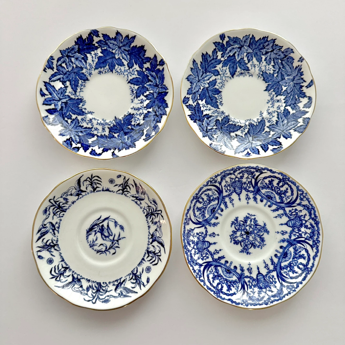 Coalport cobalt blue/white teacups (40 each) - photo 2