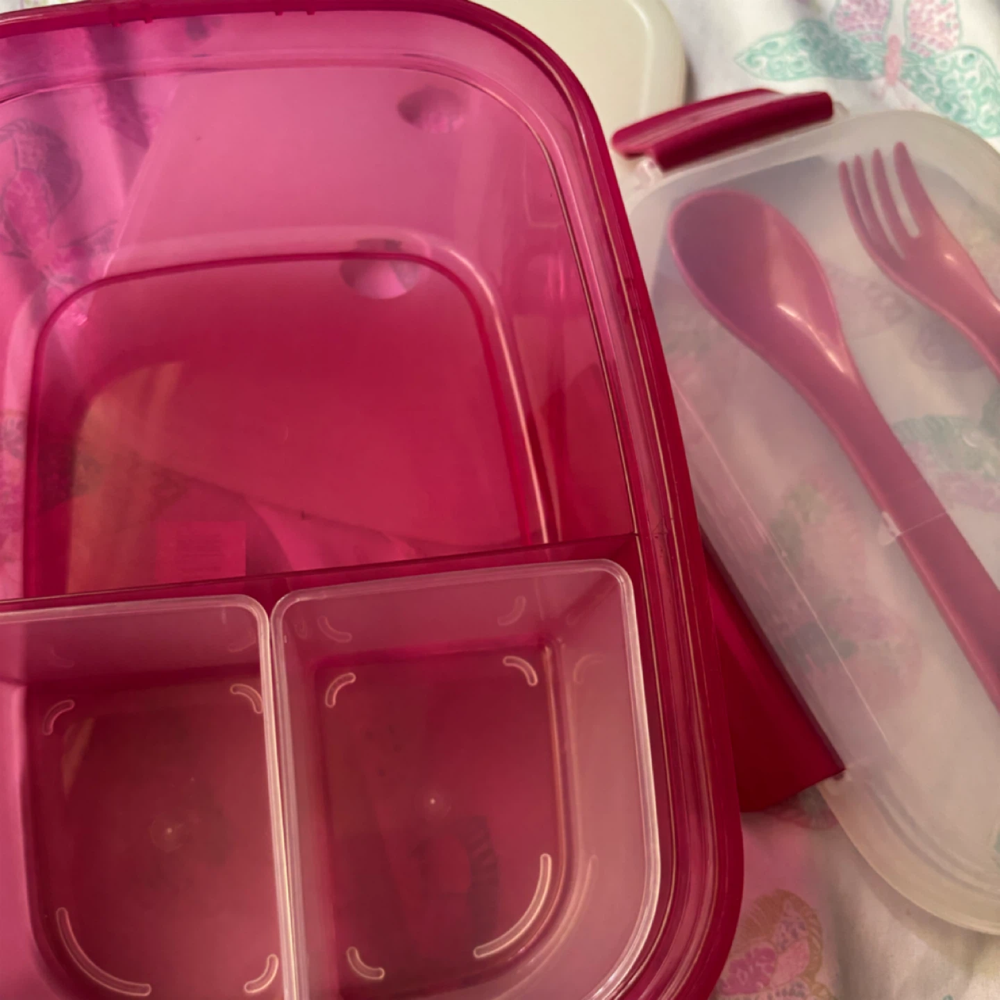 Bento Box With Utensils - *Pink* - photo 2