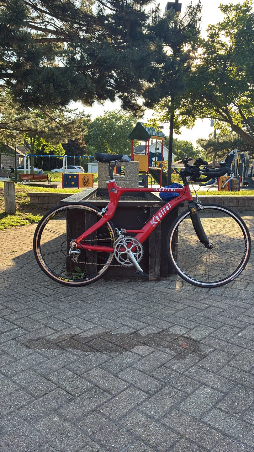 Kestrel Red Carbon Fiber Triathlon Bike - photo 3