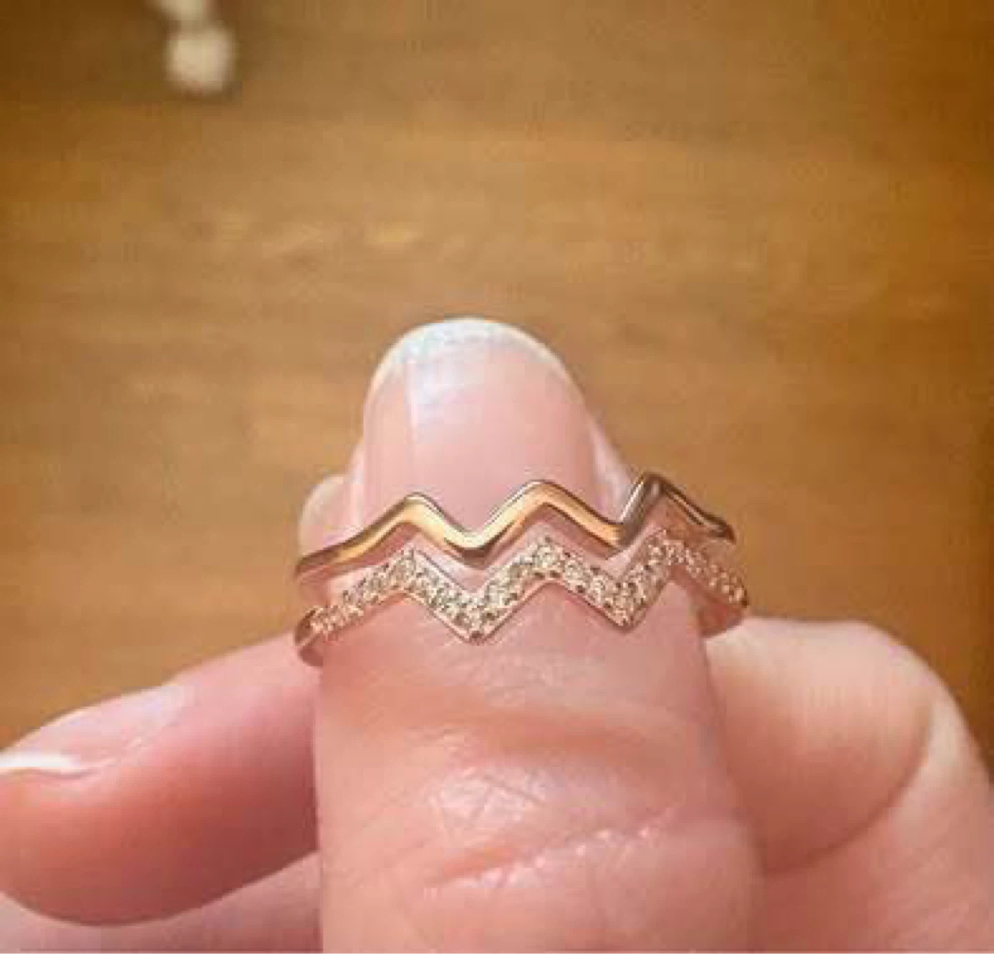 925 Sterling silver rings-Size 6, Both together for $5 - photo 4