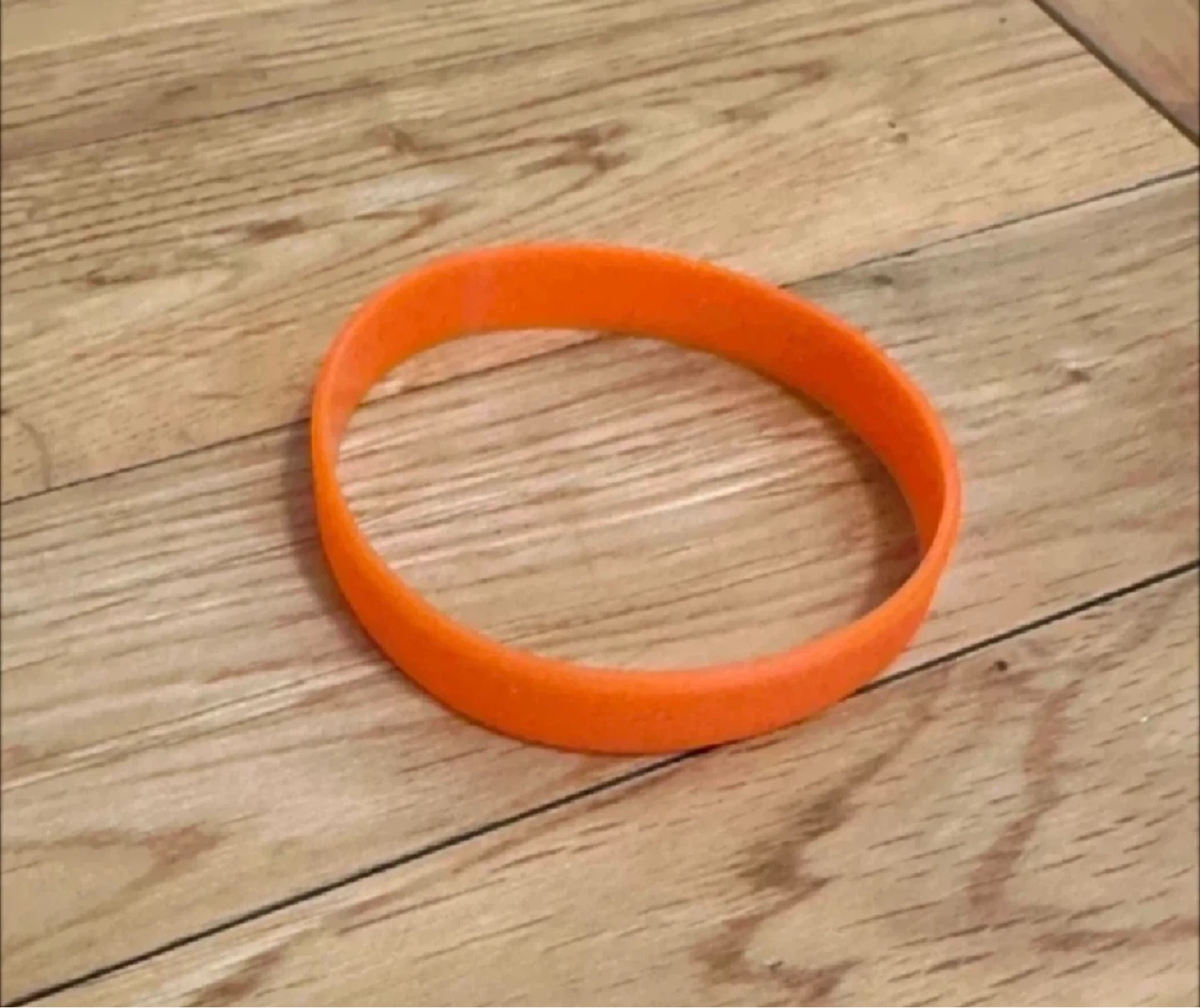 Orange Silicone Wristband