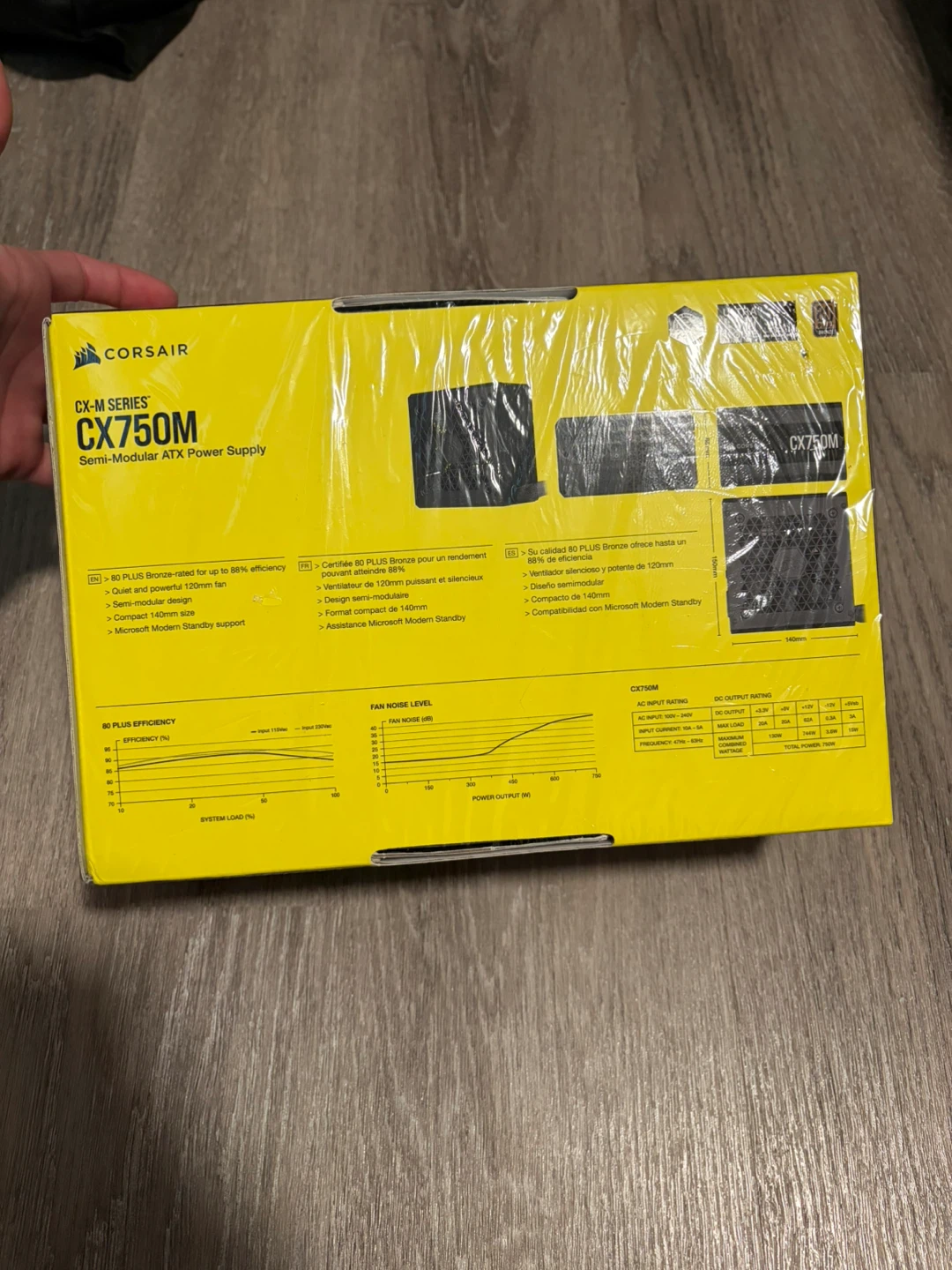 Corsair CX750M Semi-Modular ATX Power Supply - photo 3