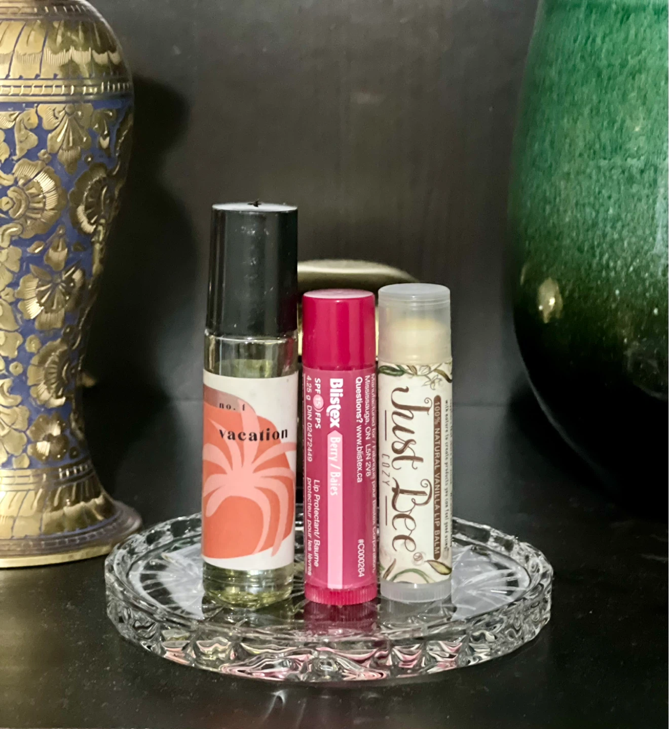 Beauty Bundle - Palmer’s Toner, ‘Vacation’ Perfume, 2 Lip Balms