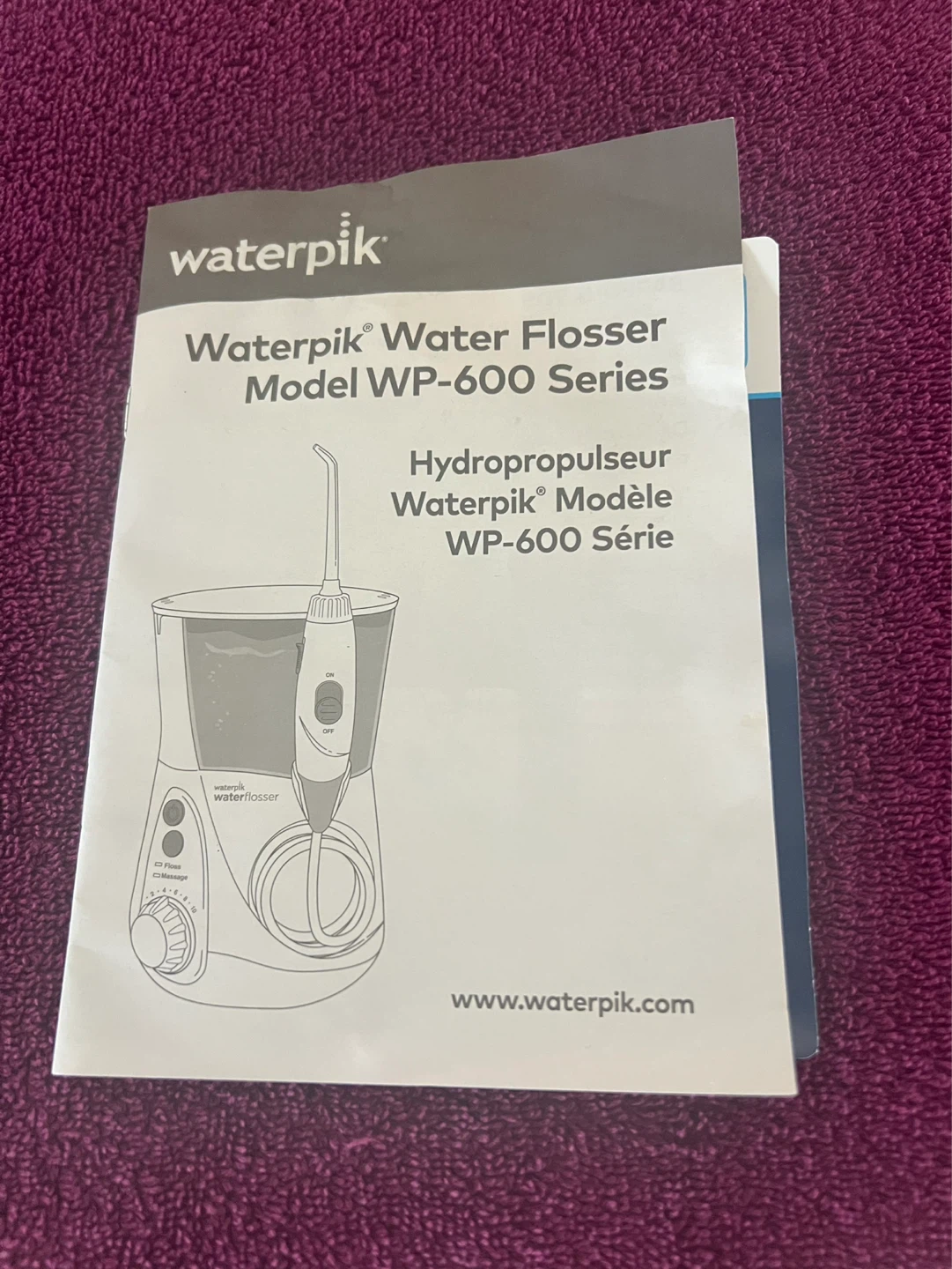 NEW - Waterpik Water Flosser WP-600 Series - photo 3