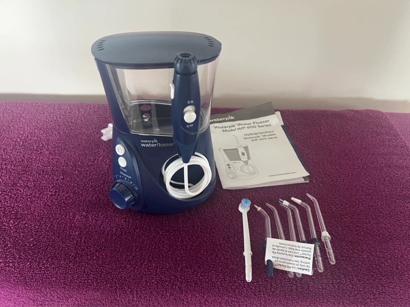 NEW - Waterpik Water Flosser WP-600 Series