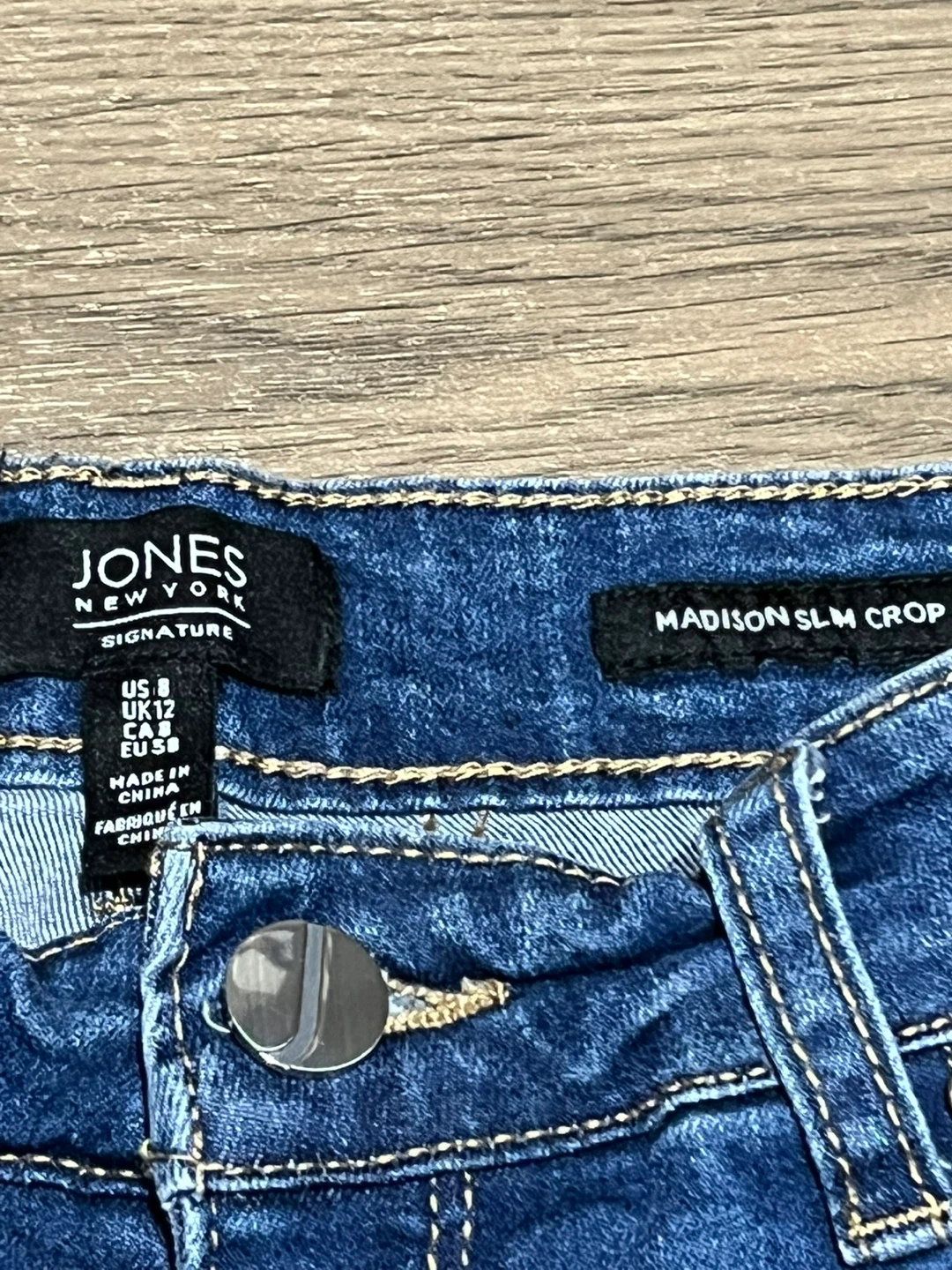 Jones New York Signature Madison Slim Crop Jeans Size 8 - photo 4