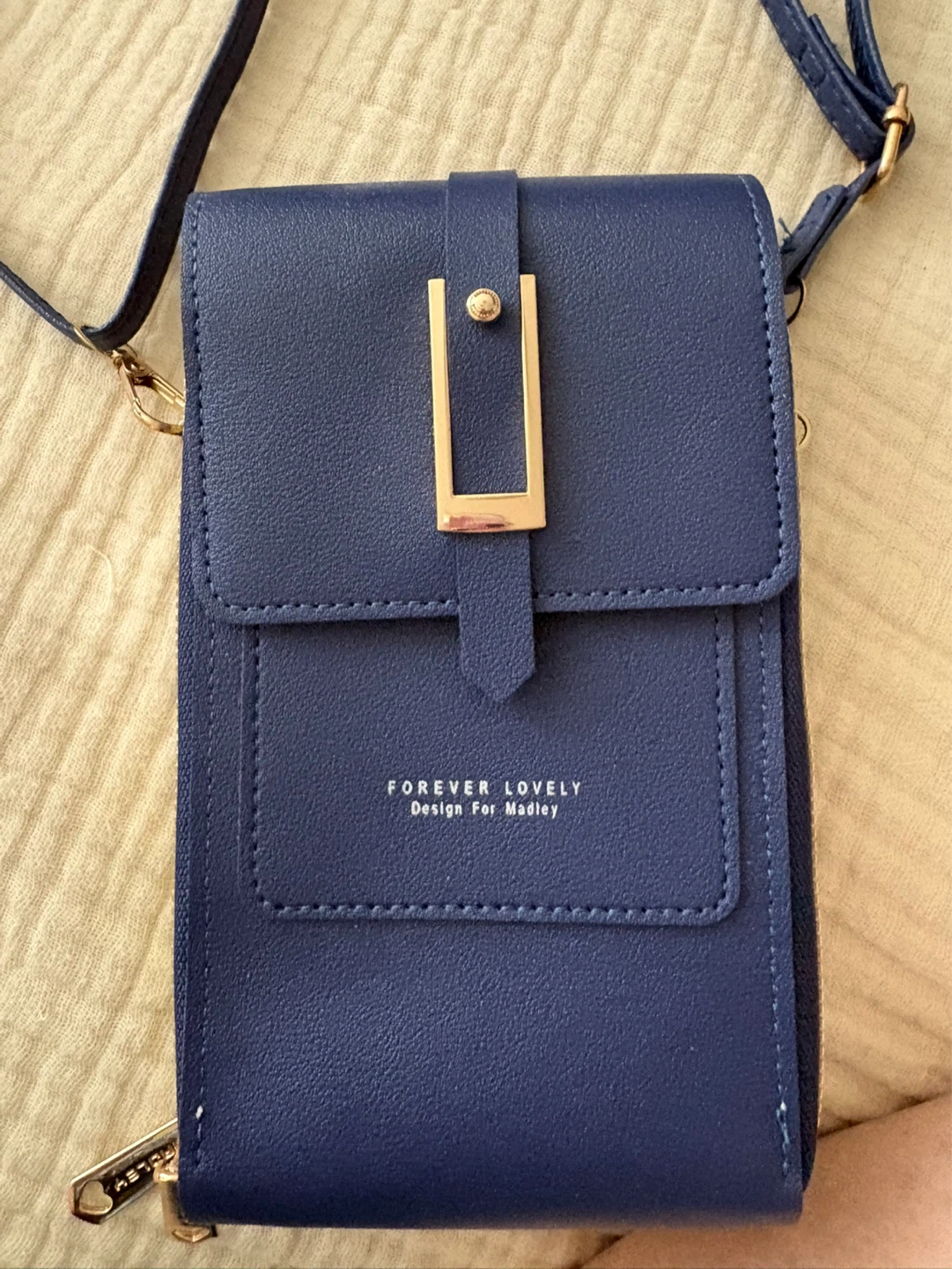 Forever Lovely Blue Crossbody Phone Bag
