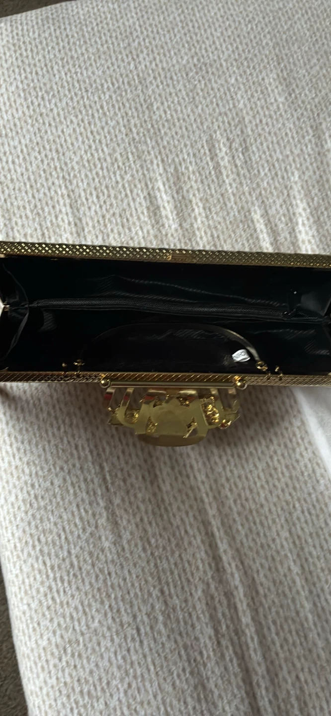 Evening Bag with Rhinestone Clasp  $10 for each or $15 for both - photo 3
