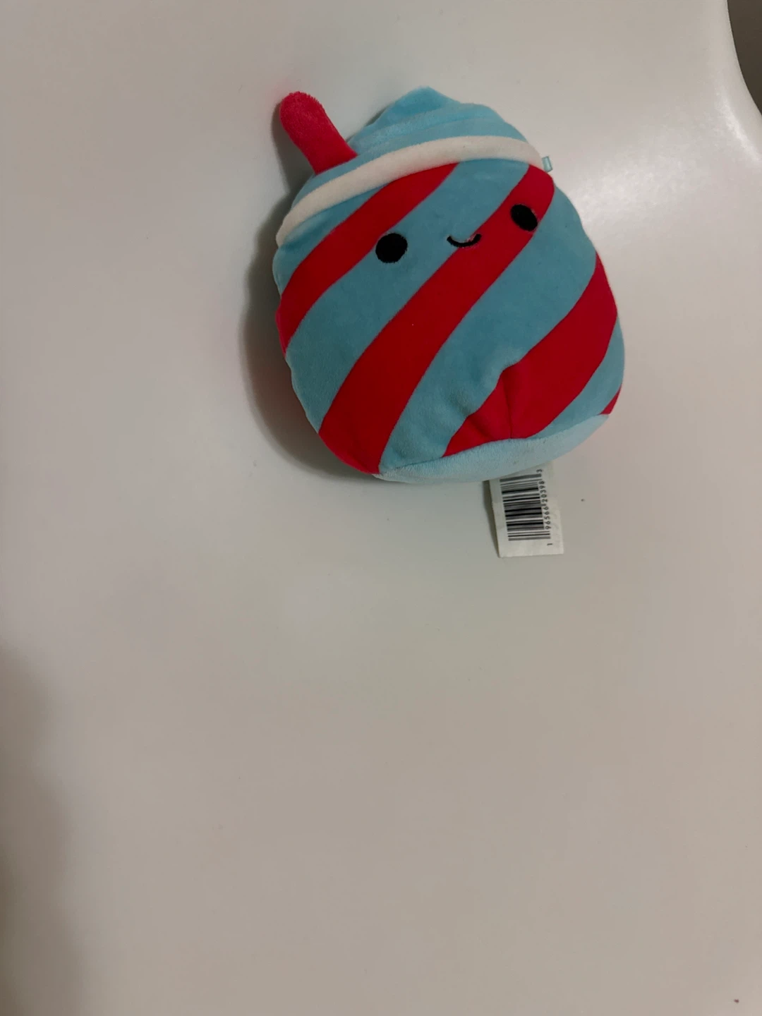 Plush Toy - Blue and Red Stripes