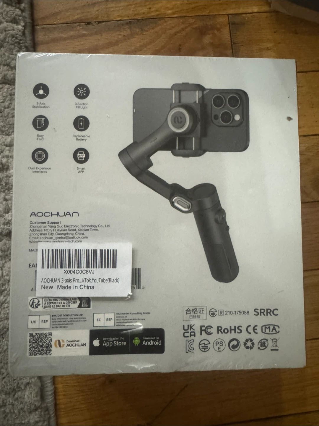 AOCHUAN Smart X 3-Axis Smartphone Gimbal Stabilizer - photo 2