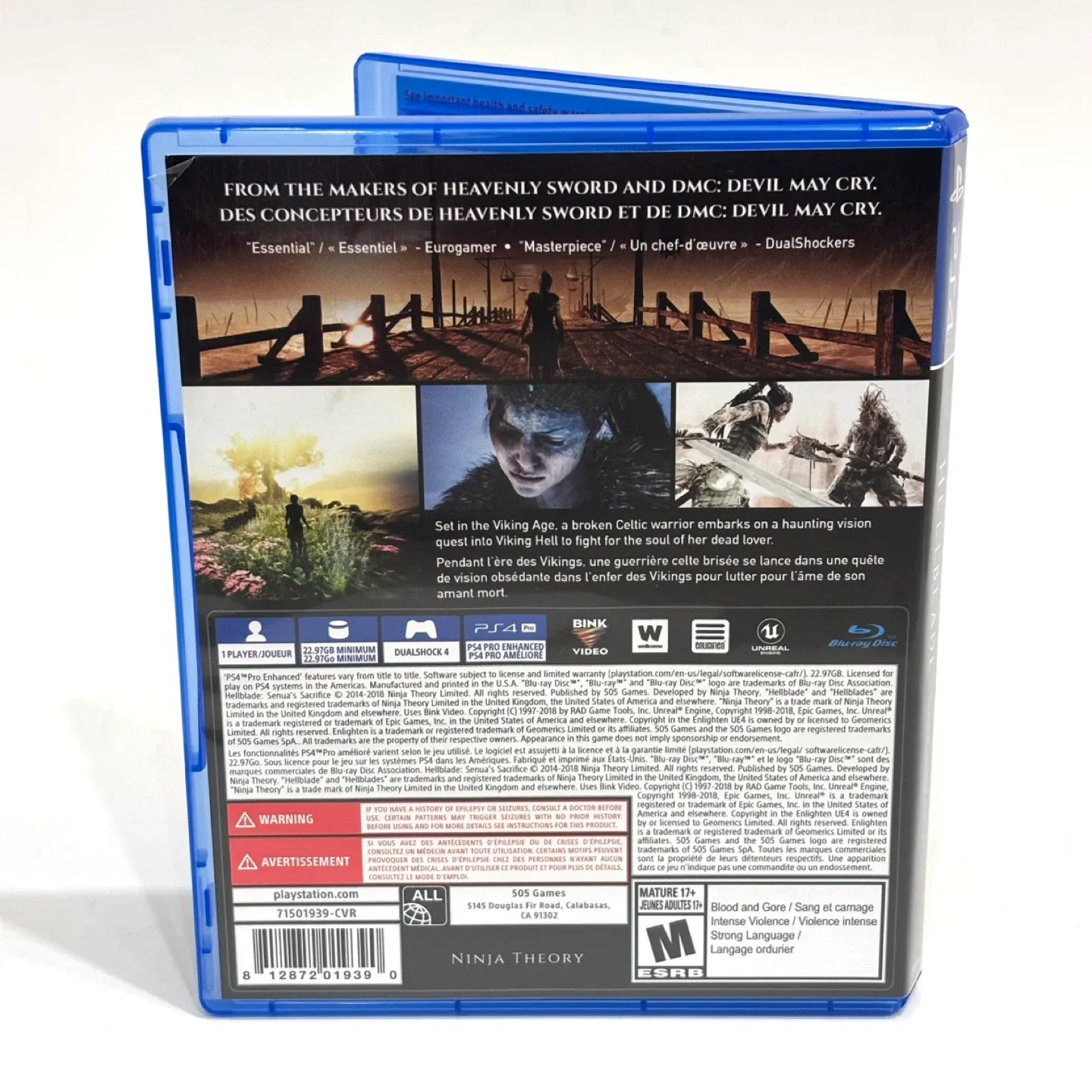 Hellblade: Senua's Sacrifice - PS4 - Mint Condition - photo 3