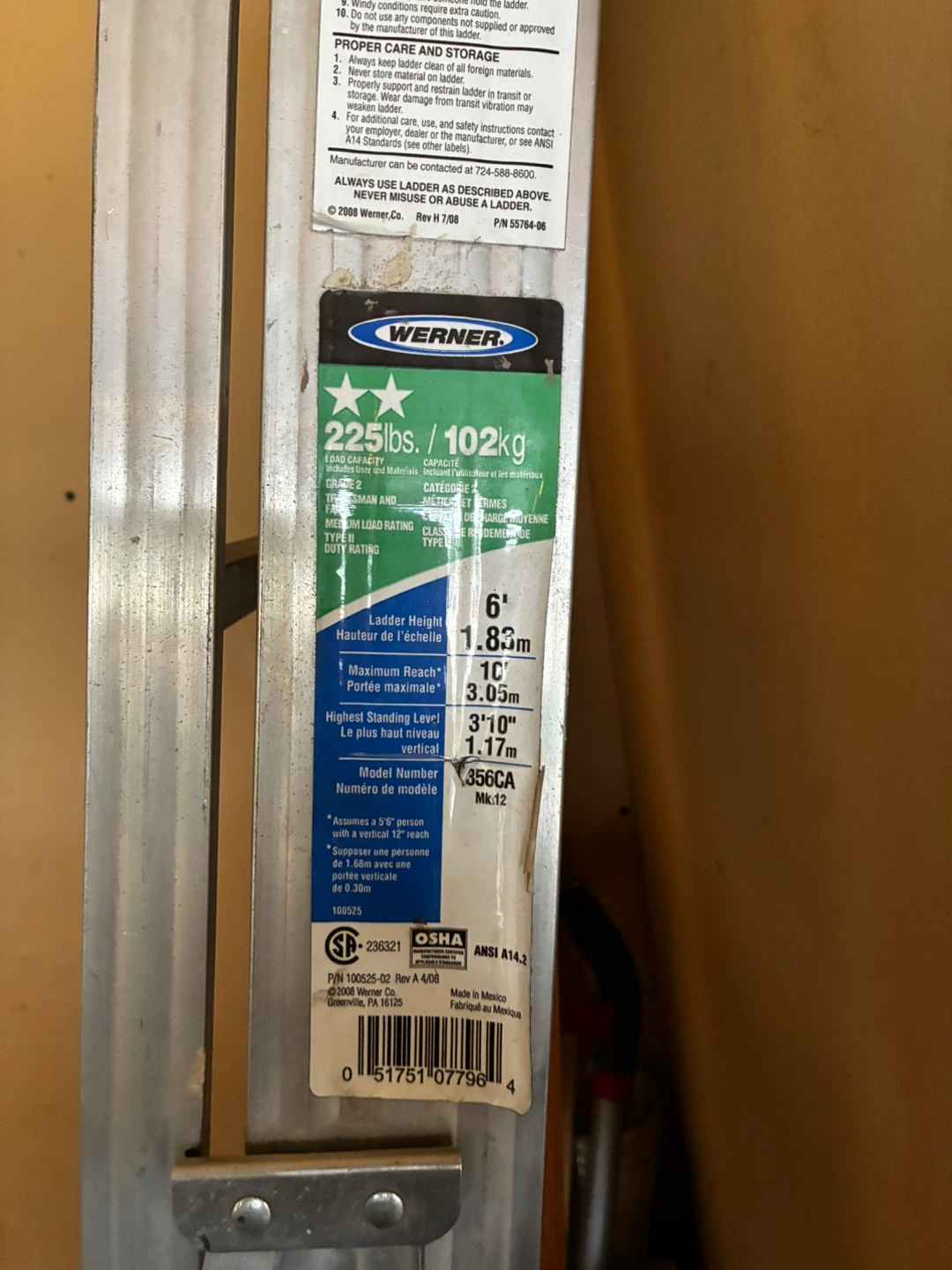 Werner 6' Step Ladder