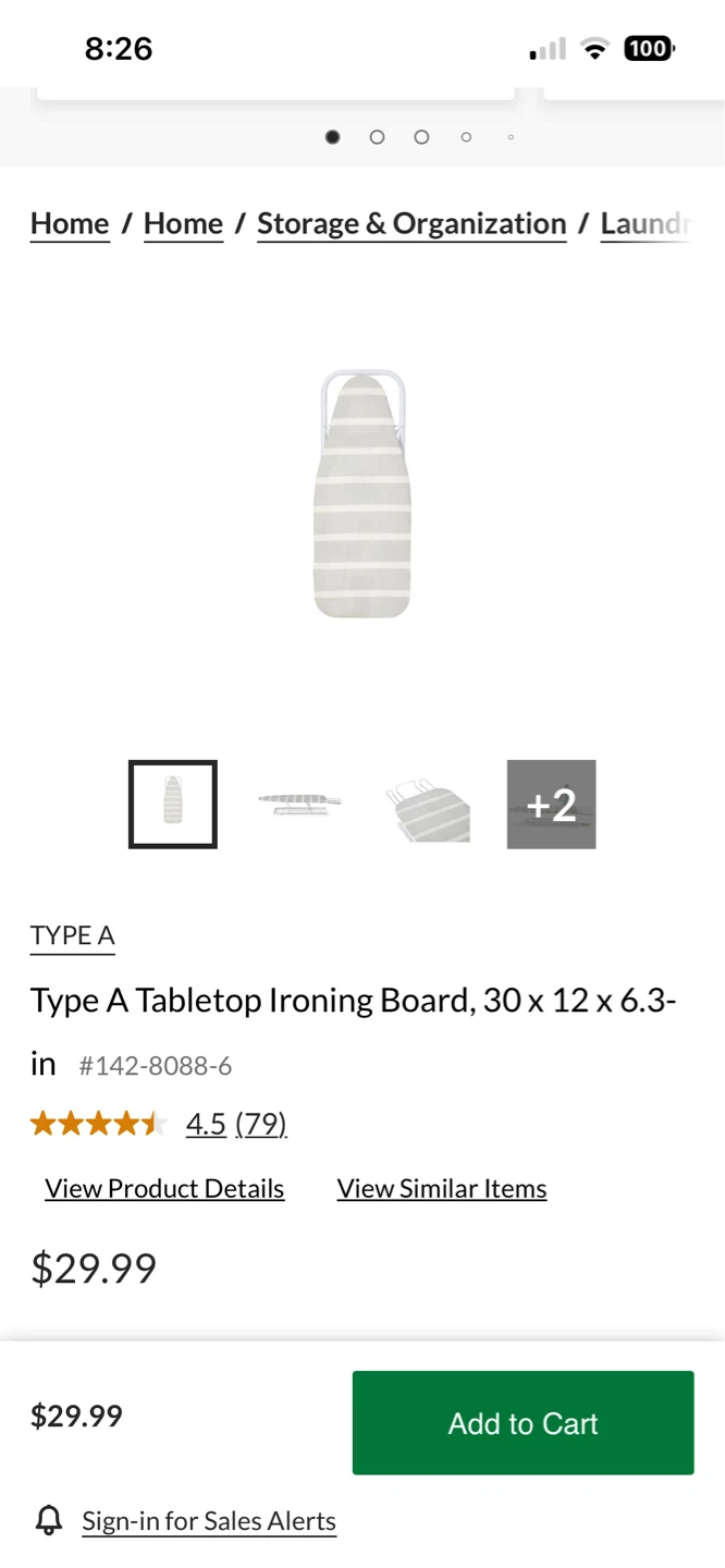 TABLETOP IRONING BOARD (SEE LISTING) - photo 5