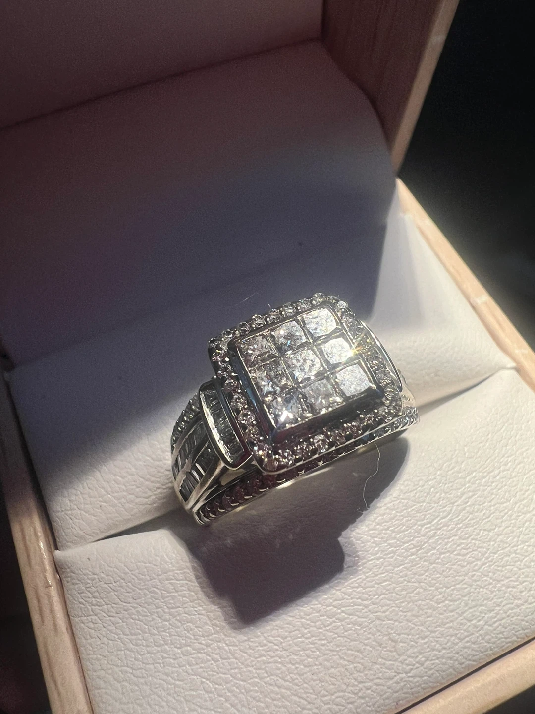 10 k Diamond Cluster Ring - photo 3
