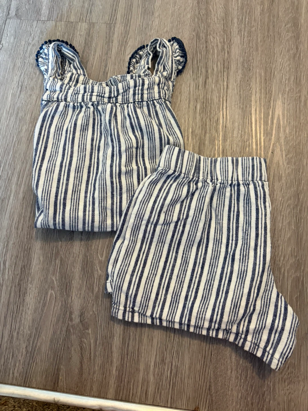 Carter's Kid Striped Tank Top and Shorts Set