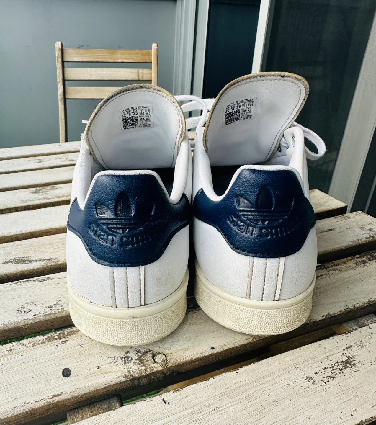 Adidas Stan Smith Leather Sneakers Men’s 8.5 - photo 3