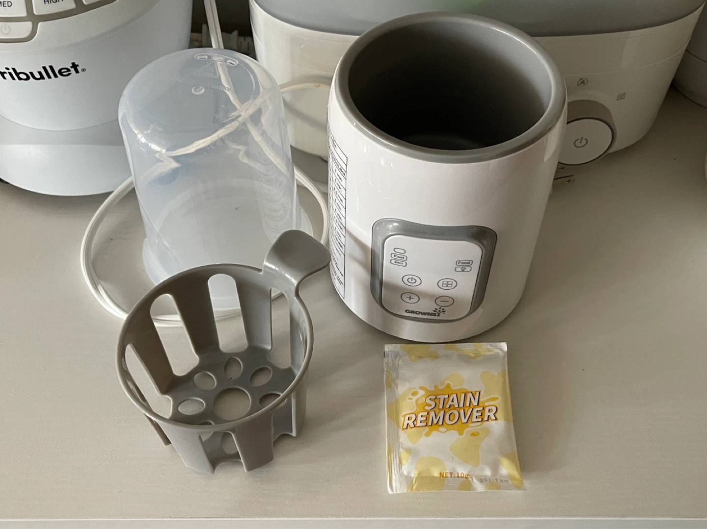 GROWNSY 8-in-1 Fast Baby bottle Warmer with Timer LCD