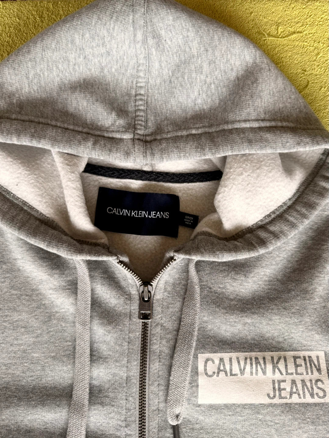 Calvin Klein Jeans Grey Full-Zip Hoodie - photo 2
